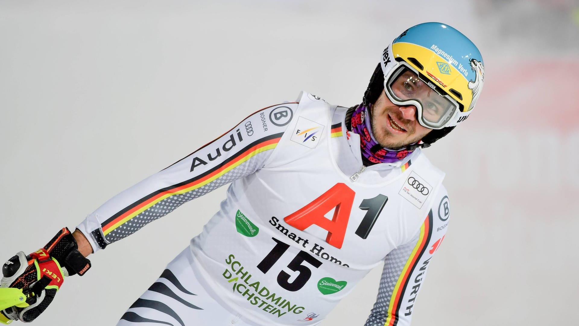 Felix Neureuther nach seinem Rennen in Schladming.