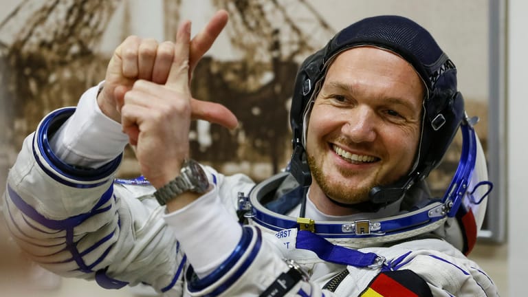 Der deutsche Astronaut Alexander Gerst vor seinem Abflug zur ISS: Das neue Gesetz soll Deutschlands Wettbewerbsfähigkeit im All sichern.