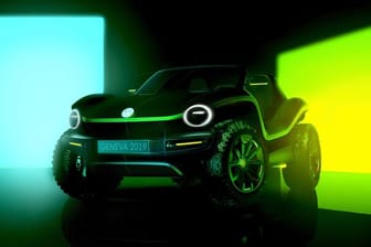 Comeback unter Strom: Mit dem elektrischen ID Buggy zeigt VW auf dem Genfer Autosalon im März eine Neuinterpretation des kultigen Strandautos als Studie.