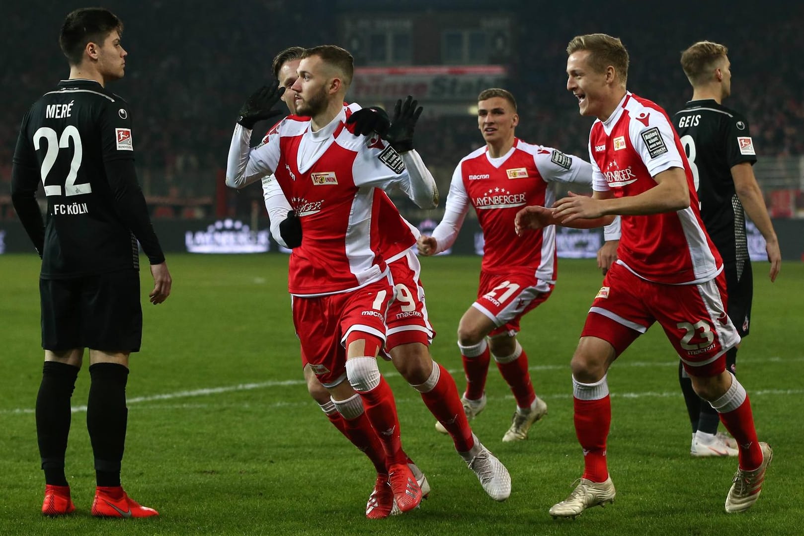 Gingen in der ersten Minute durch ein Tor von Hartel in Führung: Union Berlin.