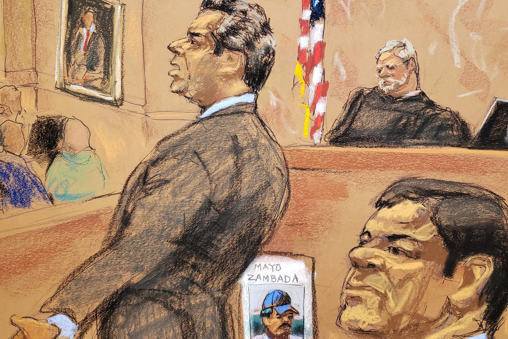 Staranwalt Lichtman gibt sein Schlussplädoyer im Prozess von Joaquín Guzmán: Zwölf Geschworene sollen ab Montag über die Schuld oder Unschuld von "El Chapo" entscheiden.