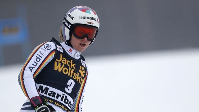 Viktoria Rebensburg verpatzte den Riesenslalom in Maribor.