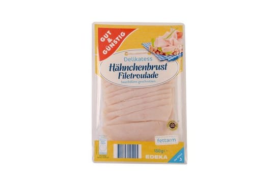 Der Wurstwarenhersteller Kupfer ruft die bei Edeka verkaufte "Delikatess Hähnchenbrust-Filetroulade" zurück.