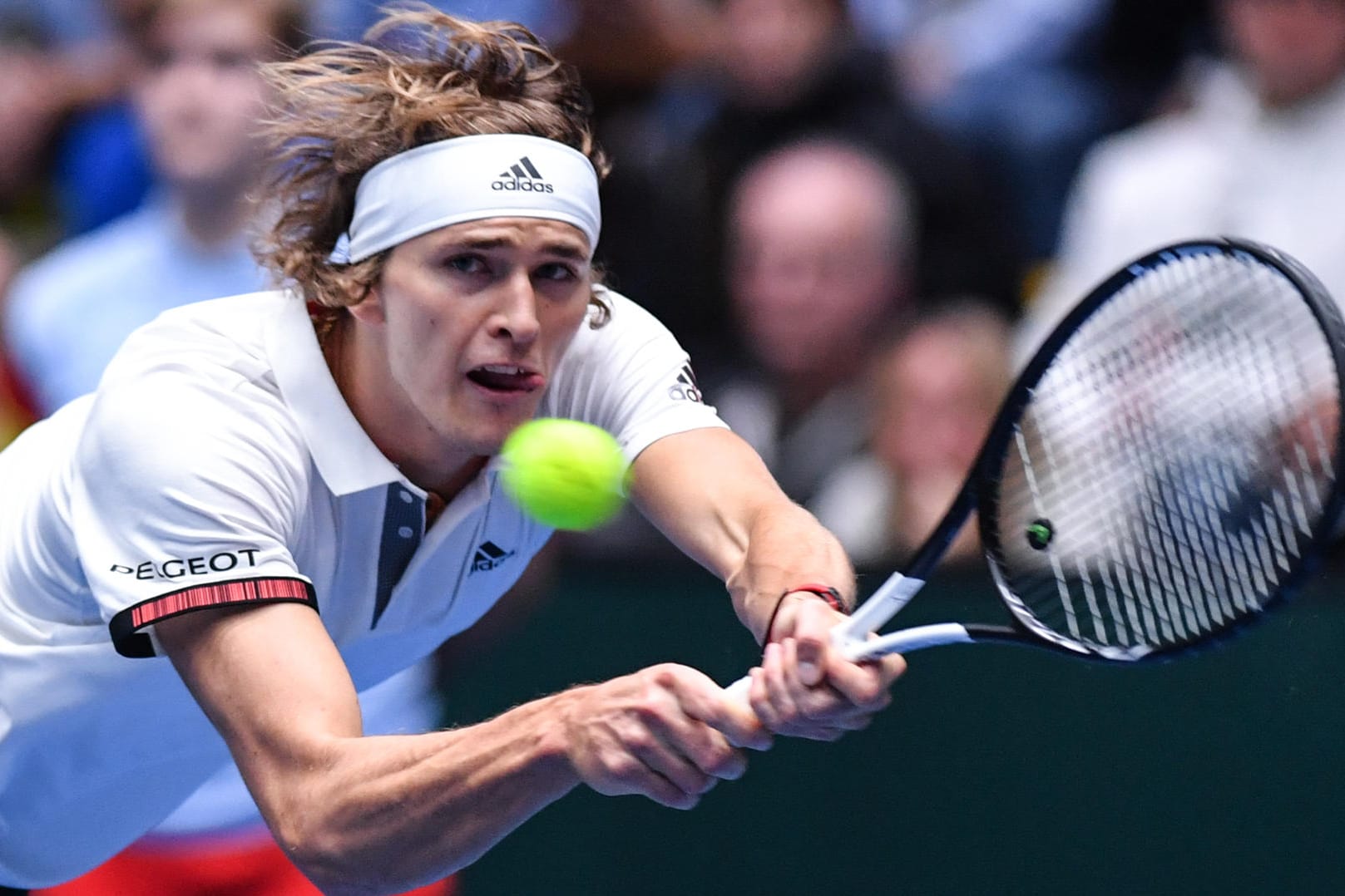 Souverän: Deutschlands Spitzenspieler Alexander Zverev gewann seine Partie.