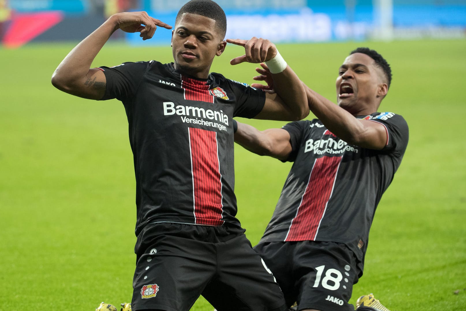 Sorgte für das zwischenzeitliche 1:1: Leverkusens Leon Bailey.