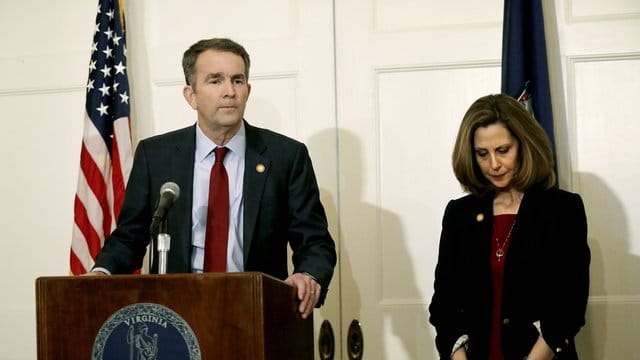 Ralph Northam, demokratischer Gouverneur des US-Bundesstaates Virginia, neben seiner Frau Pam. Ralph Northam, demokratischer Gouverneur des US-Bundesstaates Virginia, neben seiner Frau Pam.