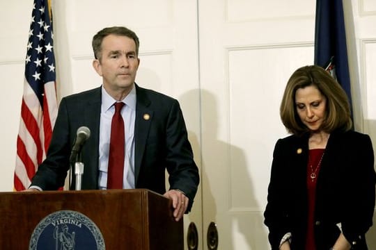 Ralph Northam, demokratischer Gouverneur des US-Bundesstaates Virginia, neben seiner Frau Pam.