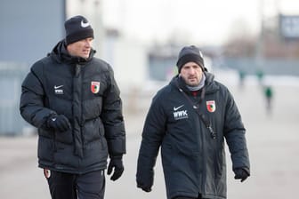 Jens Lehmann (l.) und Manuel Baum wollen den Sieg gegen Mainz.