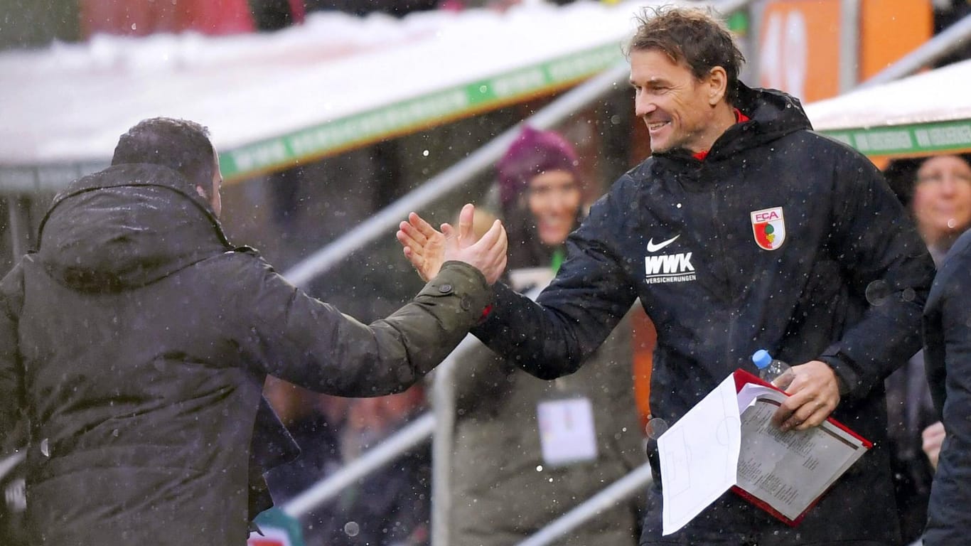 Erfolg beim Debüt: Jens Lehmann (r.) und Manuel Baum.