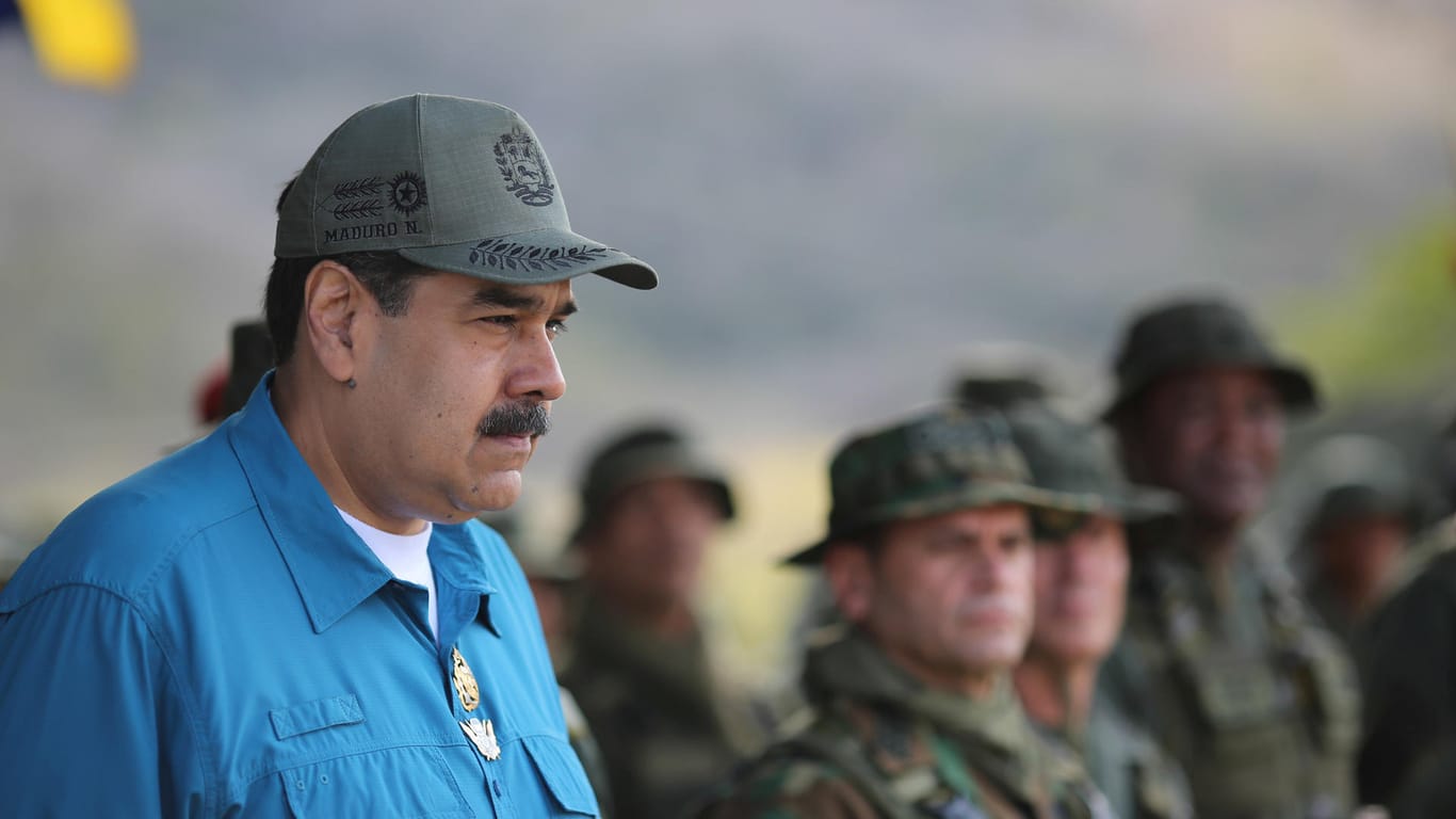 Nicolas Maduro: Venezuelas Staatschef will seinen Posten trotz internationalem Druck nicht räumen.