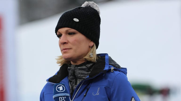 Maria Höfl-Riesch begleitet den alpinen Ski-Weltcup als Expertin für die ARD.