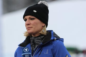 Maria Höfl-Riesch begleitet den alpinen Ski-Weltcup als Expertin für die ARD.