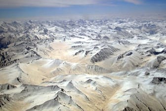 Das Karakoram-Gebirge im pakistanischen Teil des Himalaya.