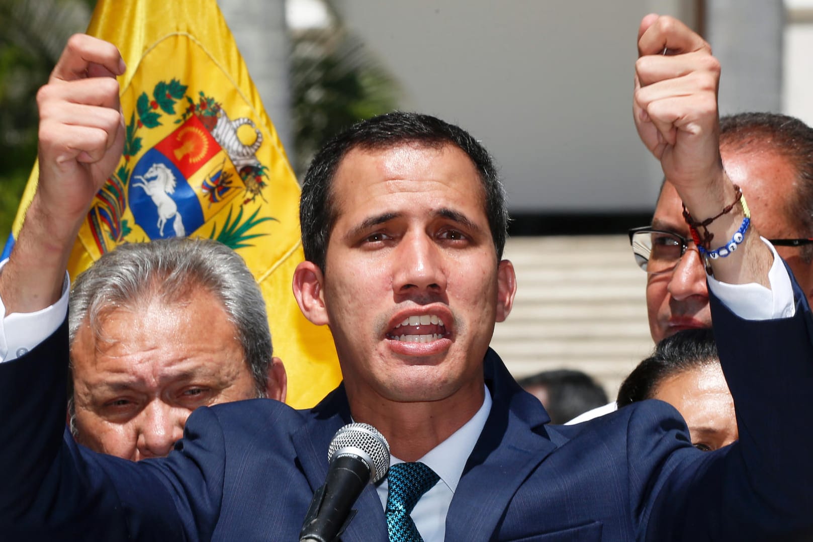 Juan Guaidó: Der Oppositionsführer ernannte sich im Januar selbst zum Präsidenten – nun muss er zeigen, ob er seine Macht halten kann.