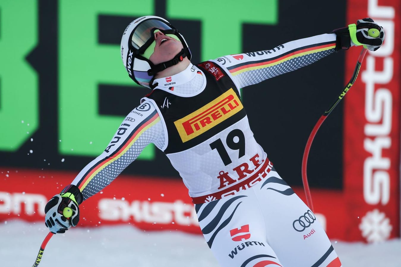 Frustriert im Ziel: Viktoria Rebensburg hat die erhoffte Medaille knapp verpasst.