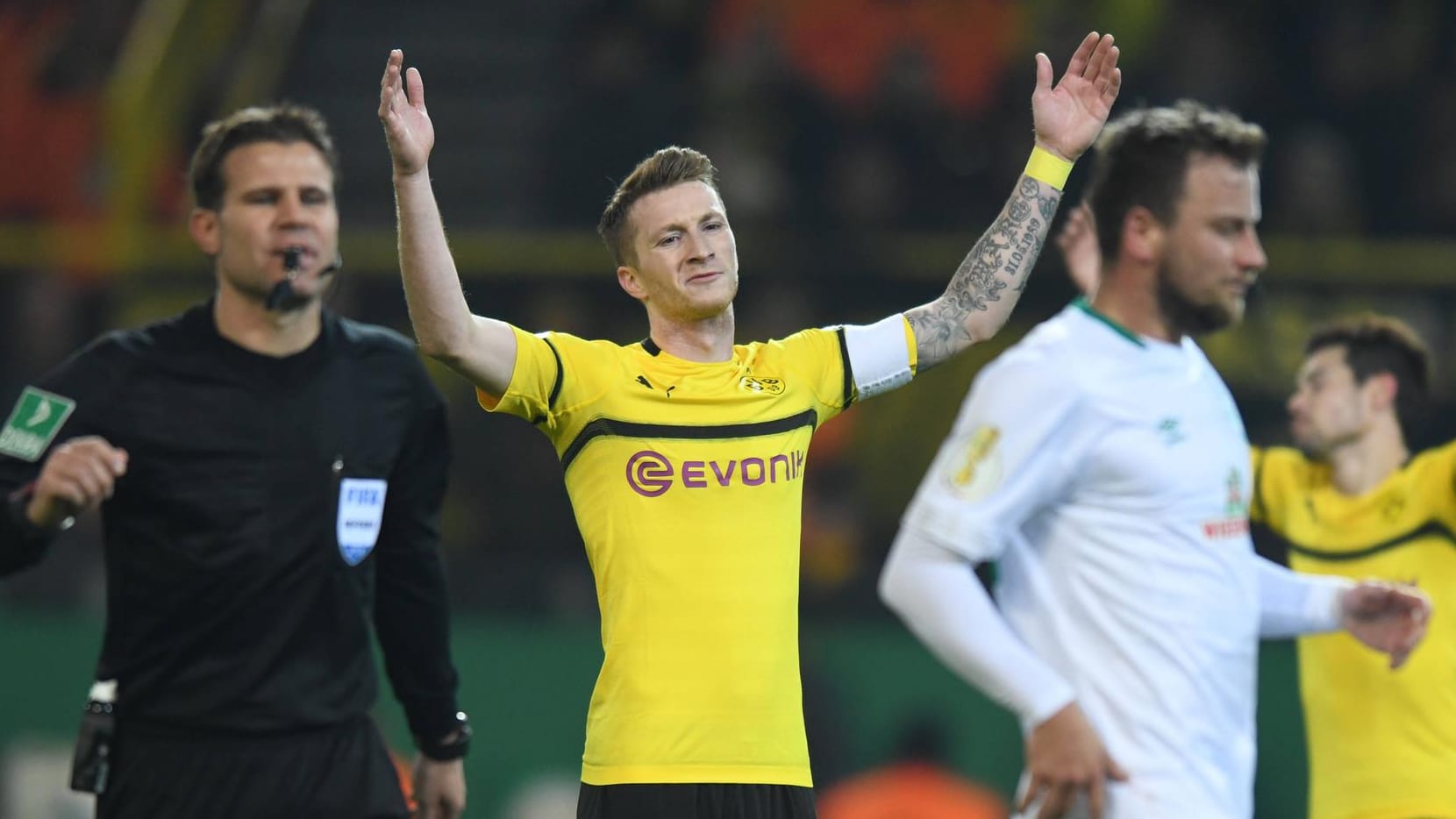 Verärgert: Marco Reus fand nach dem Pokal-Aus gegen Werder deutliche Worte.