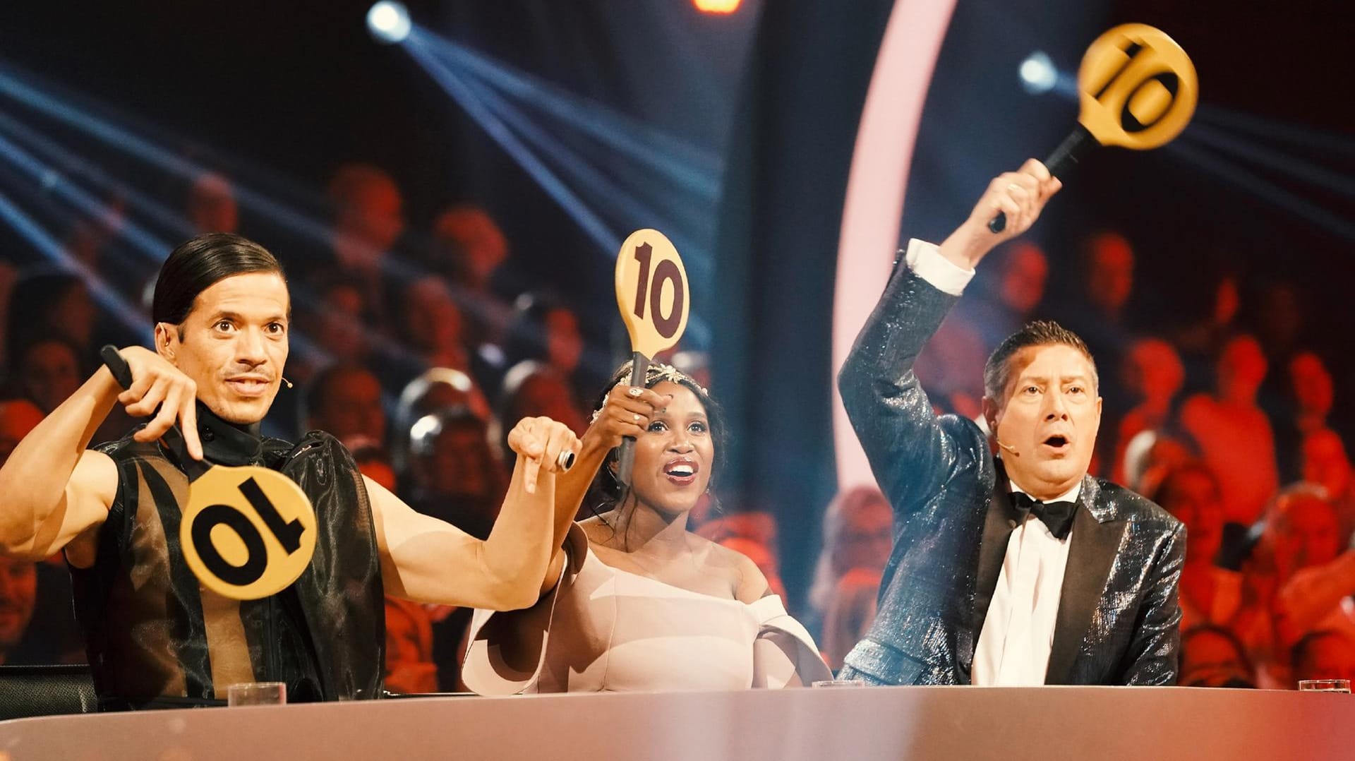 Die Juroren von "Let's Dance": Jorge González, Motsi Mabuse und Joachim Llambi.