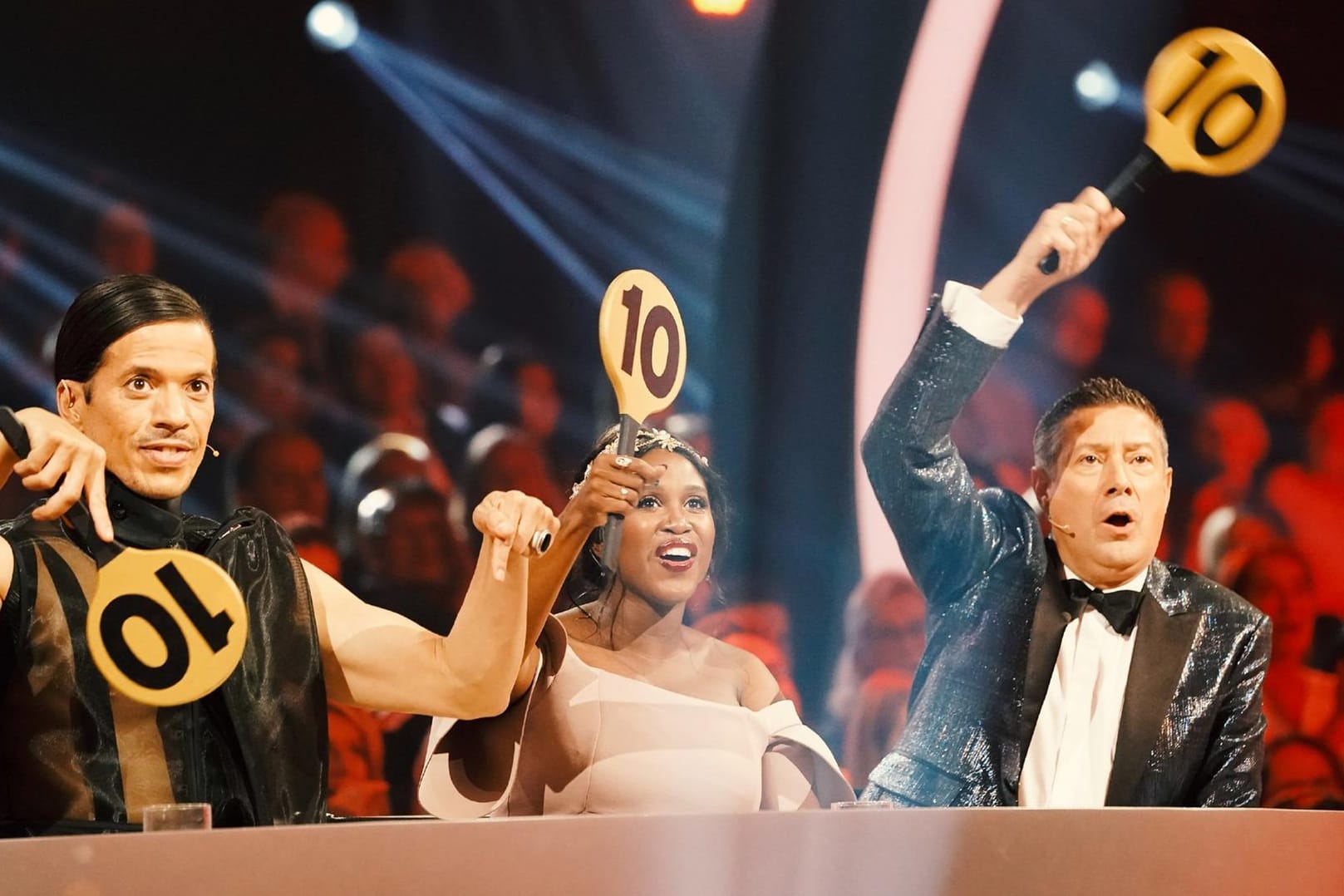 Die Juroren von "Let's Dance": Jorge González, Motsi Mabuse und Joachim Llambi.