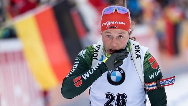Holt sich in Kanada ihren WM-Feinschliff: Laura Dahlmeier.
