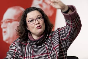 Andrea Nahles: Die SPD-Vorsitzende kämpft um das soziale Profil der Partei.
