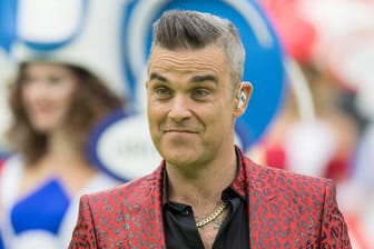 Robbie Williams: Der Sänger musiziert auch mit seiner kleinen Tochter.