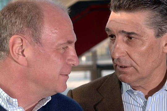 Uli Hoeneß (l) und Rudi Assauer hatten ein gutes Verhältnis.