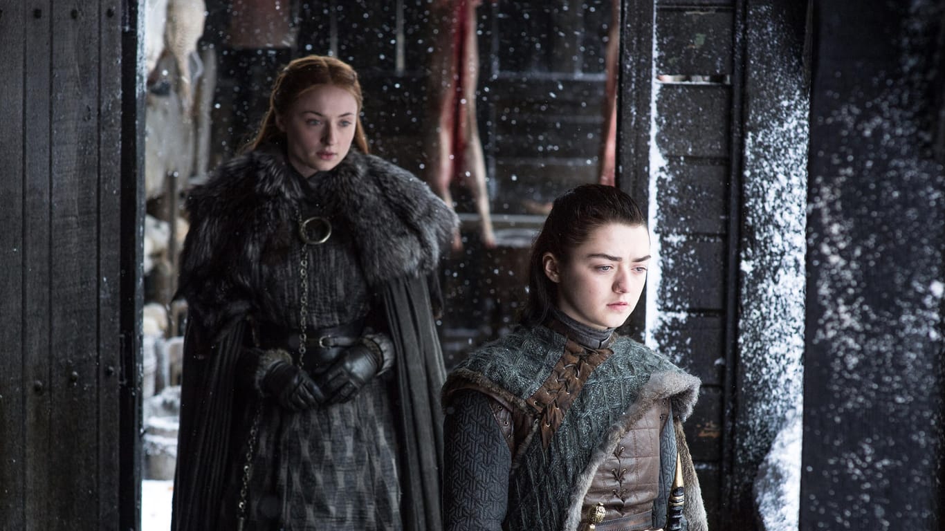 Game of Thrones: Sansa und Arya Stark halten am Ende doch zusammen.