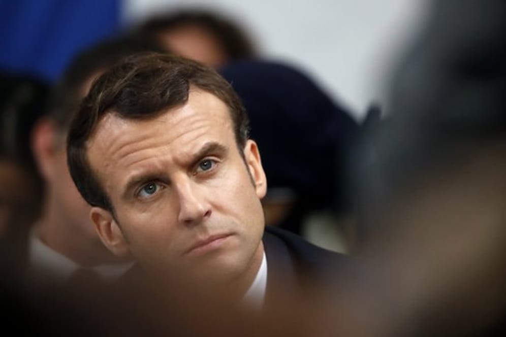 Derzeit unter großem politischen Druck: Frankreichs Präsident Emmanuel Macron.