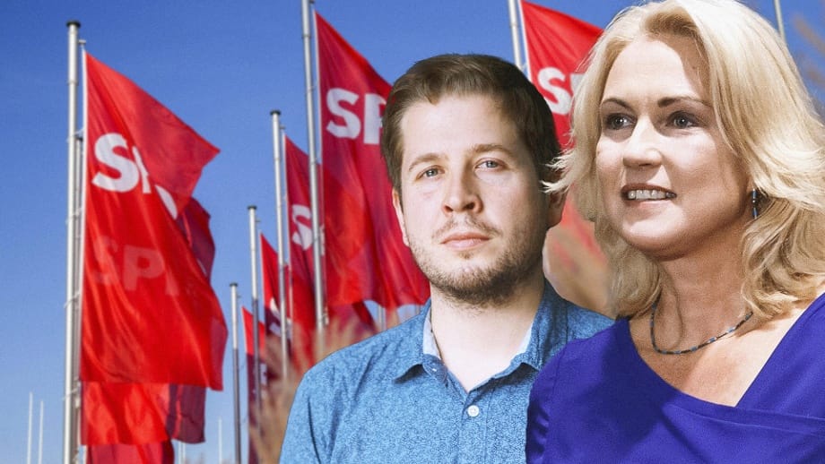 Kevin Kühnert, Manuela Schwesig.