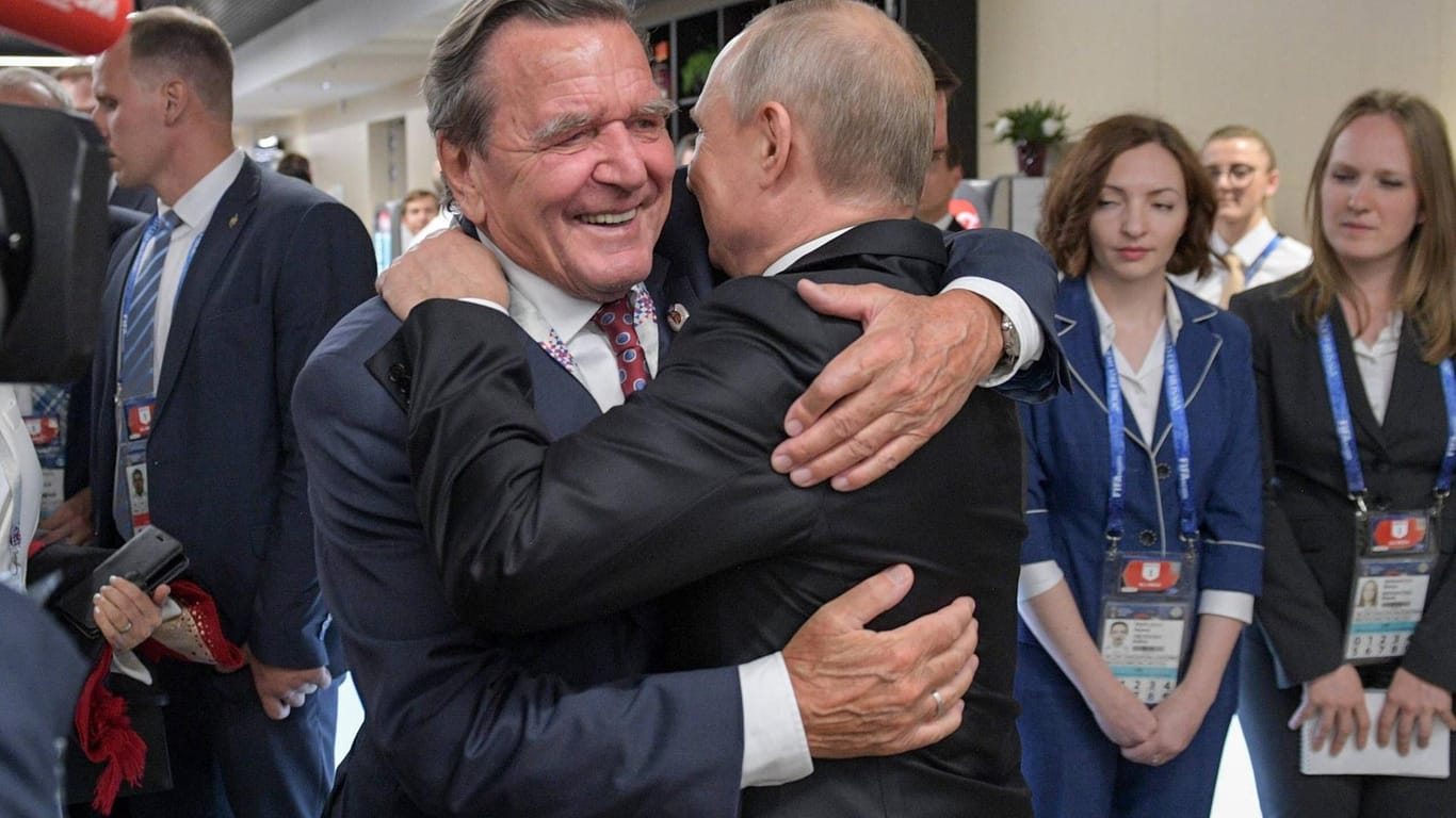 Schröder, Putin.