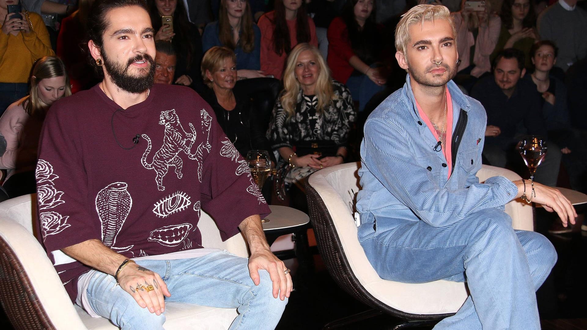 Tom und Bill Kaulitz: Die beiden waren bei Markus Lanz zu Gast.