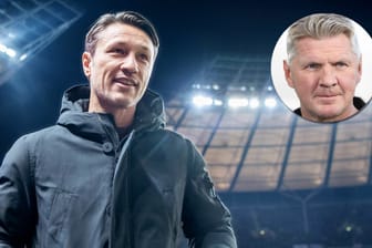 Niko Kovac im Berliner Olympiastadion, wo der FC Bayern sich gegen Hertha durchgesetzt hat. Stefan Effenberg hat einen Rat für ihn.