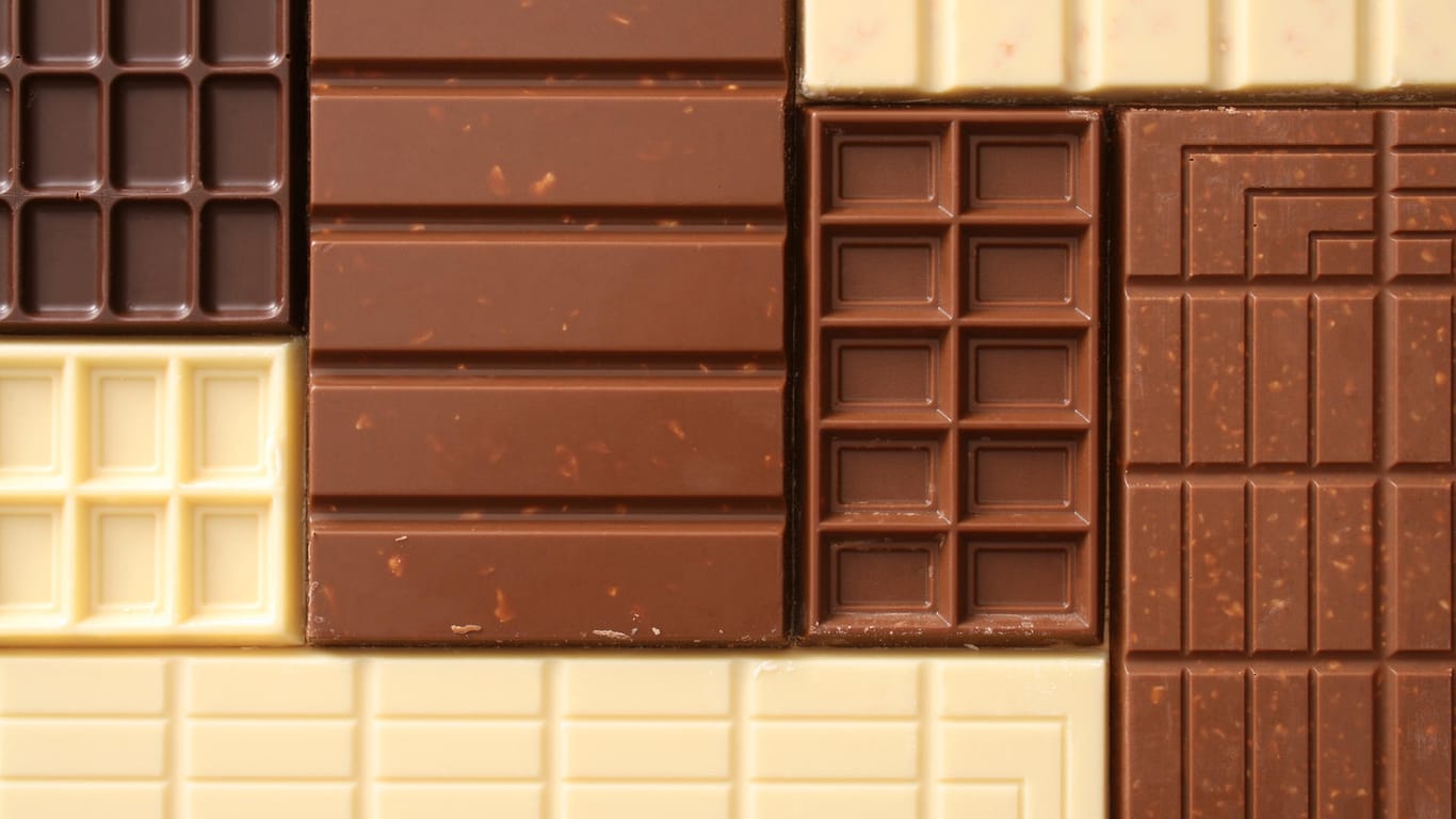 Schokoladentafeln: Die Süßigkeit gibt es in sämtlichen Geschmacksrichtungen.