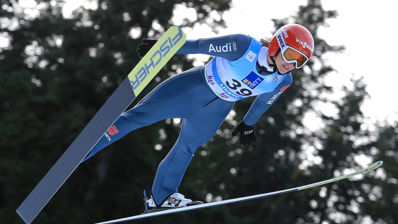 Katharina Althaus ist Deutschlands derzeit beste Skispringerin.