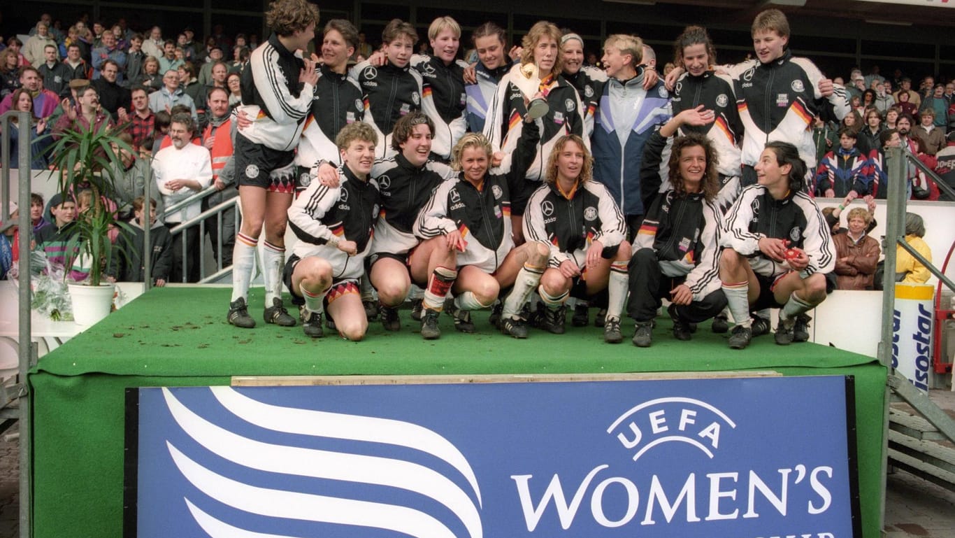 Einer der größten Erfolge von Heidi Mohr war der EM-Titel 1995. Im Finale setzte sich Deutschland mit 3:2 gegen Schweden durch.
