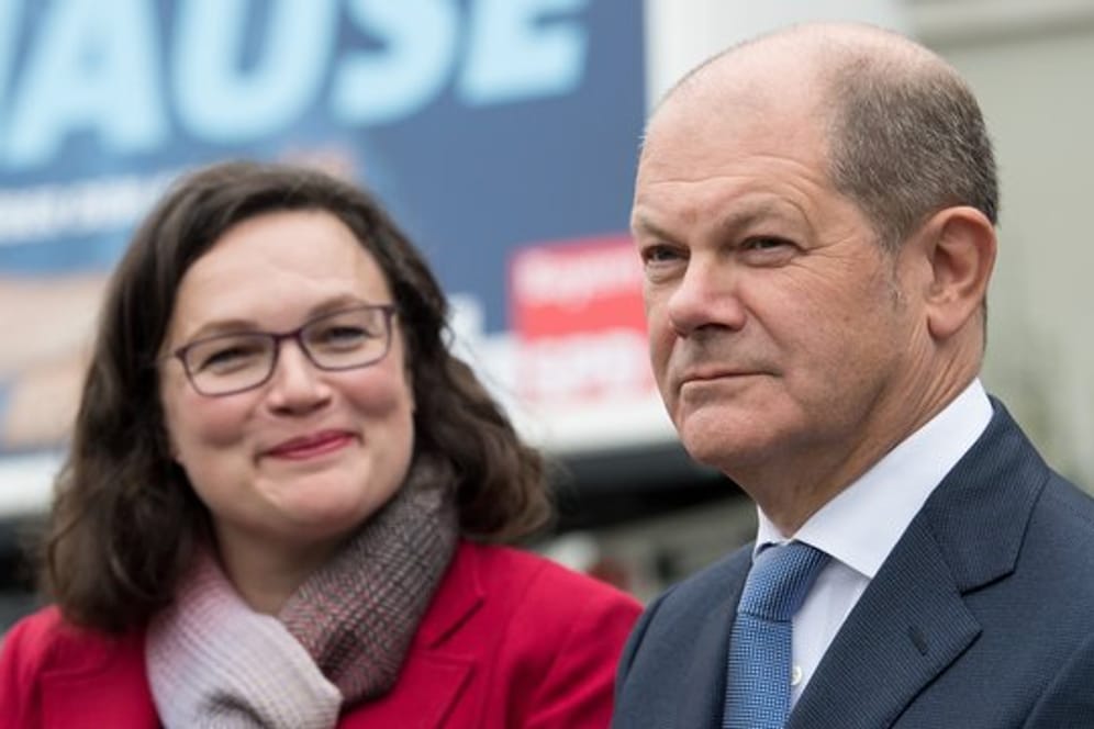 Bei ihren Plänen für eine Abkehr von Hartz IV hat SPD-Chefin Andrea Nahles die Unterstützung von Finanzminister Scholz.