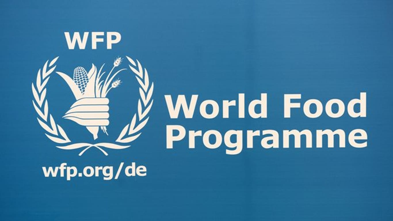 Das Logo des UN-Welternährungsprogramms World Food Programme (WFP).