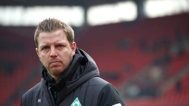 Trainer Florian Kohfeldt will mit den Bremern gegen Augsburg punkten.