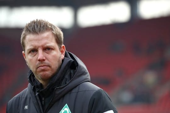 Trainer Florian Kohfeldt will mit den Bremern gegen Augsburg punkten.