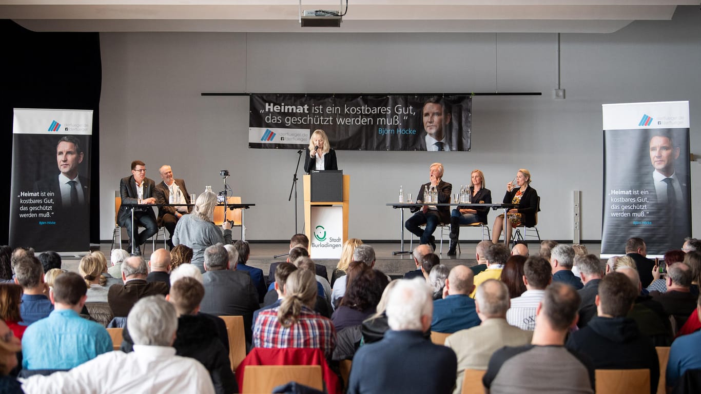 Christina Baum, AfD-Abgeordnete im Landtag von Baden-Württemberg: Sie nennt Teilnehmer des Treffens "gefährlichen Mädchen und Buben der AfD".