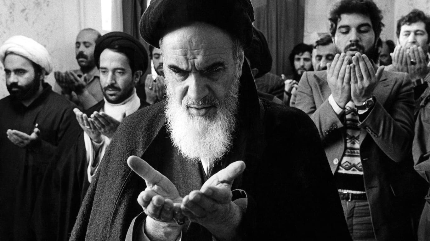 Ajatollah Khomeini führte die Revolution im Iran an.