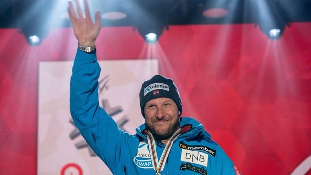 Aksel Lund Svindal verabschiedete sich mit der Silbermedaille.