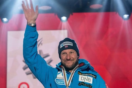 Aksel Lund Svindal verabschiedete sich mit der Silbermedaille.