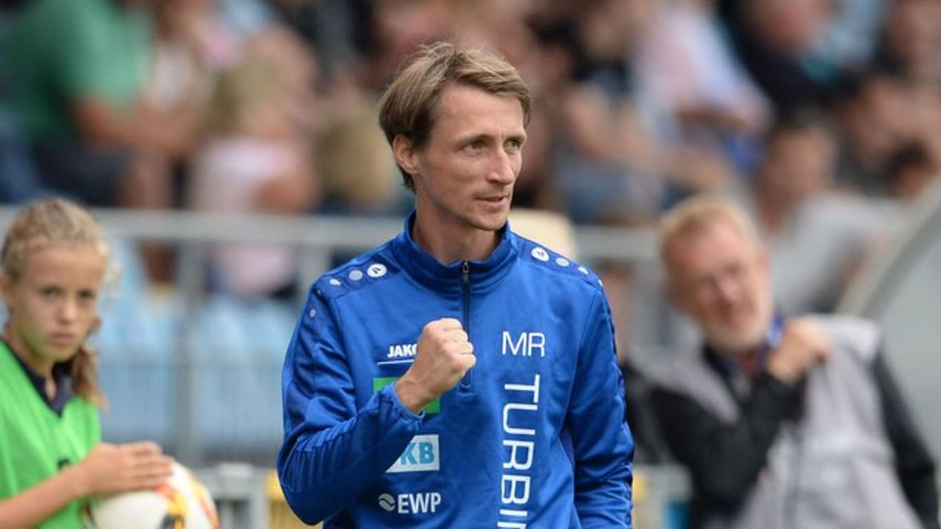 Trainer Matthias Rudolph holte mit Turbine Potsdam einen 3:2-Sieg beim SC Sand.