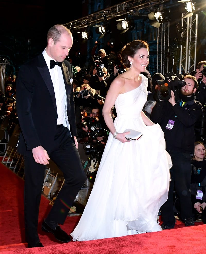 Kate begleitet William zum vierten Mal zu den BAFTAs.