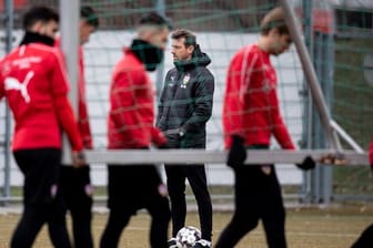 Leitet weiterhin das Training des VfB Stuttgart: Coach Markus Weinzierl.