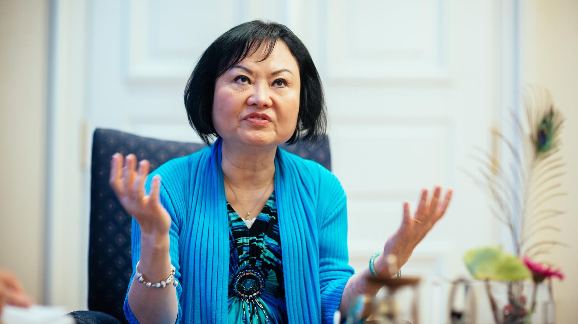 Kim Phuc Phan Thi: Die als "Napalm Girl" bekannte Vietnamesin reist inzwischen als UN-Botschafterin um die Welt.