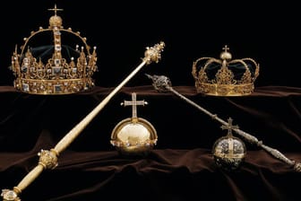 Die gestohlenen Kronjuwelen von König Karl IX und Königin Kristina von Schweden: Letzte Woche nahm die Polizei zwei Verdächtige fest. (Archivbild)