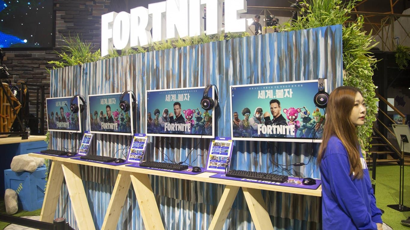 Fortnite bei einem Gaming-Event (Symbolbild): Insgesamt 1,25 Milliarden US-Dollar erhält das Entwicklerstudio "Epic Games" von seinen neuen Investoren.