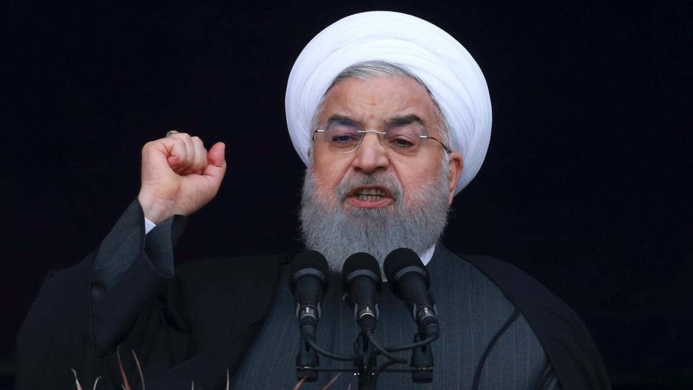 Hassan Ruhani: Am 11. Februar 1979 war im Iran das Ende der Monarchie verkündet worden, damit jährt sich zum 40. Mal die Islamische Revolution im Iran.